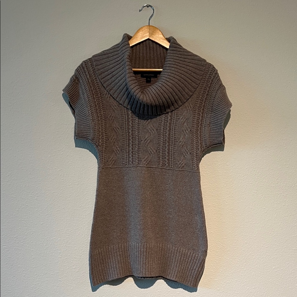 Banana Republic Factory Light Brown Cowl Neck Sweater Womens Size XS